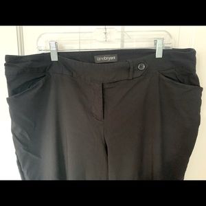 Stretchy work black pants